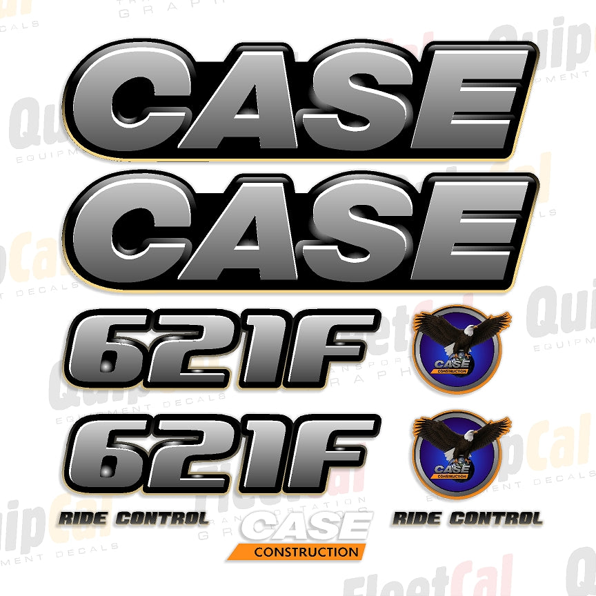 Case 621F Wheel Loader Early Model Marking Decal Set – Truck and