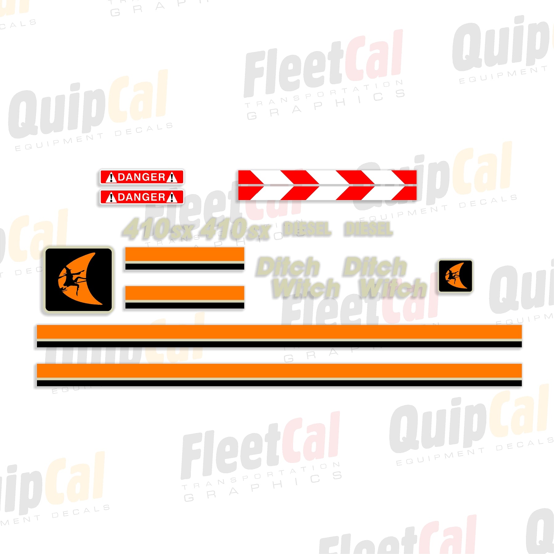 DRT ワッペン Ditch Witch 410SX Decal Set – Truck and Equipment Decals