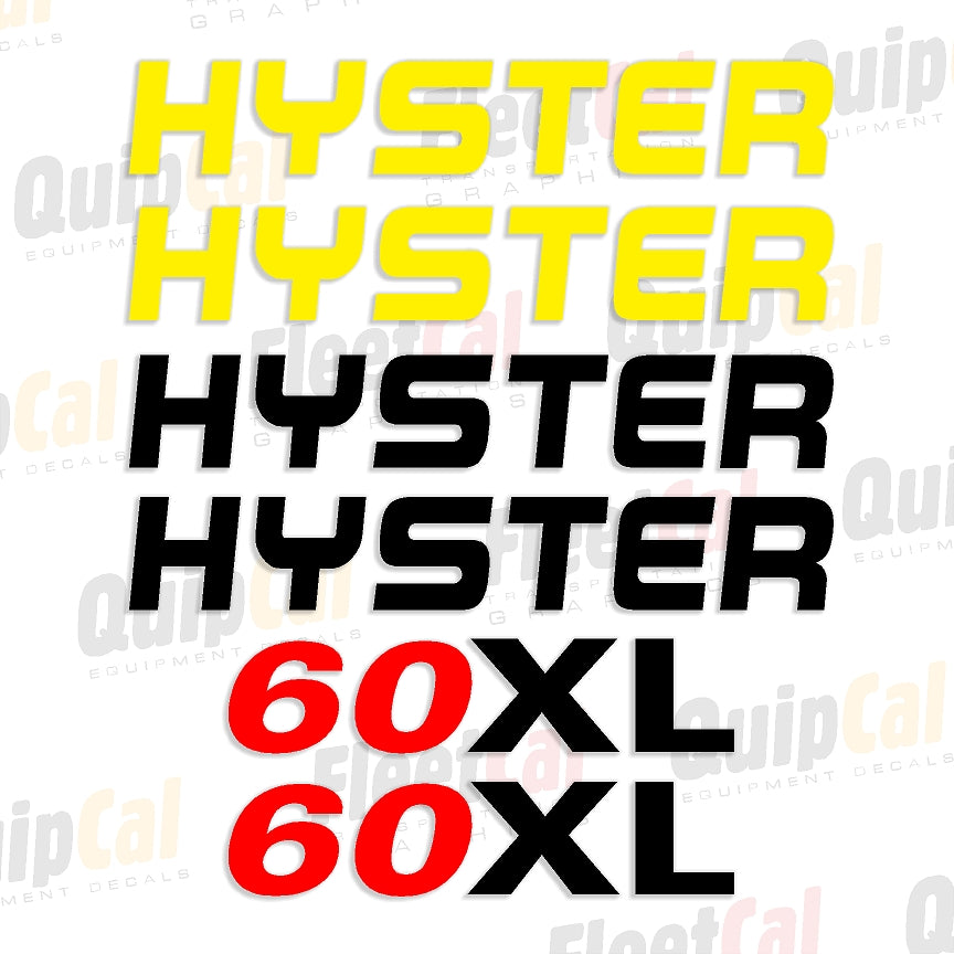 thumbnail image 2 of Aftermarket Decal Kit For Hyster 60 Forklift - 7 Year 3M Vinyl - Equipment Graphics 2 of 2