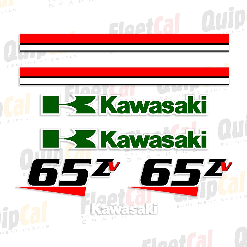 ヴィンテージロールシール Kawasaki 65ZV Wheel Loader Late Model Marking Decal Set – Truck