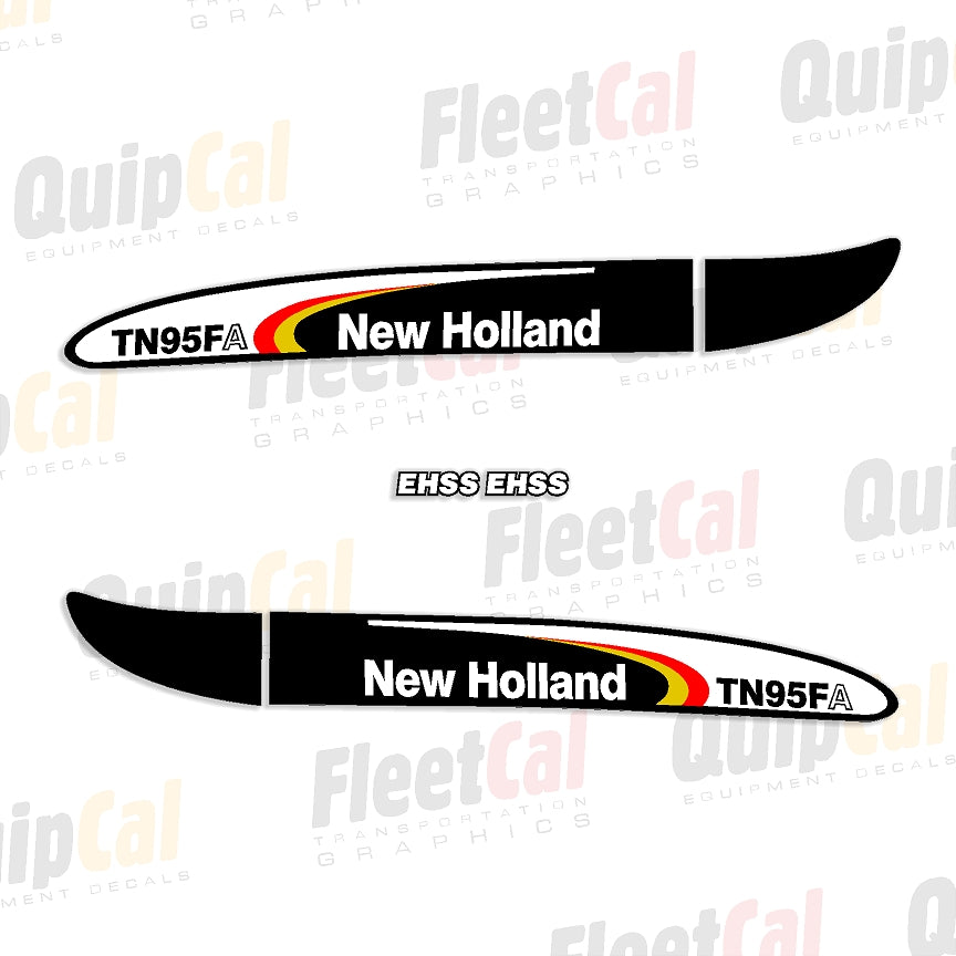 New Holland TN95FA Tractor Hood Marking Decal Set – Truck and