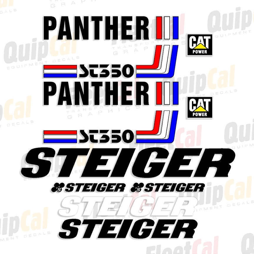 Steiger Panther ST350 Tractor Marking Decal Set – Truck and Equipment