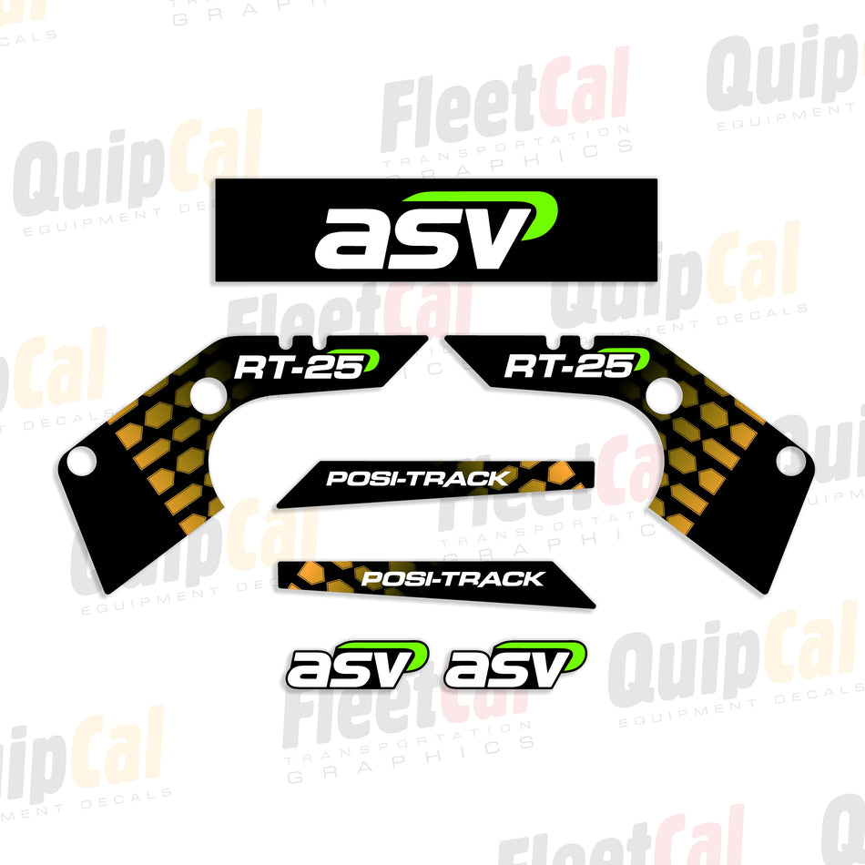 ASV RT-25 Compact Track Loader Decal Set