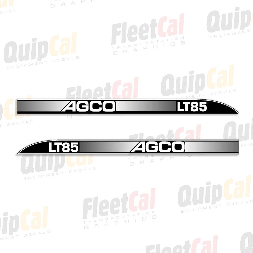 Agco LT85 Tractor Hood Marking Decal Set – Truck and Equipment Decals