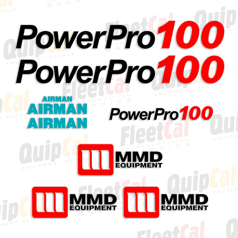 Airman Generator Decals