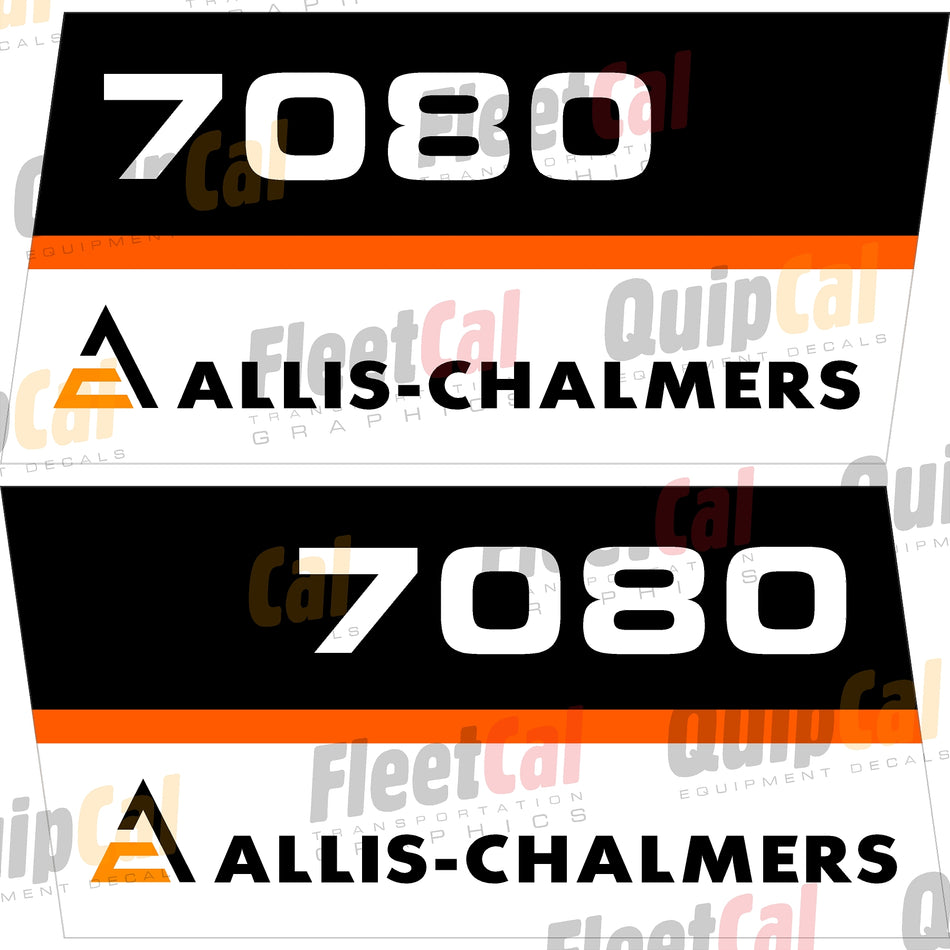 Allis-Chalmers 7080 Marking Decal Set