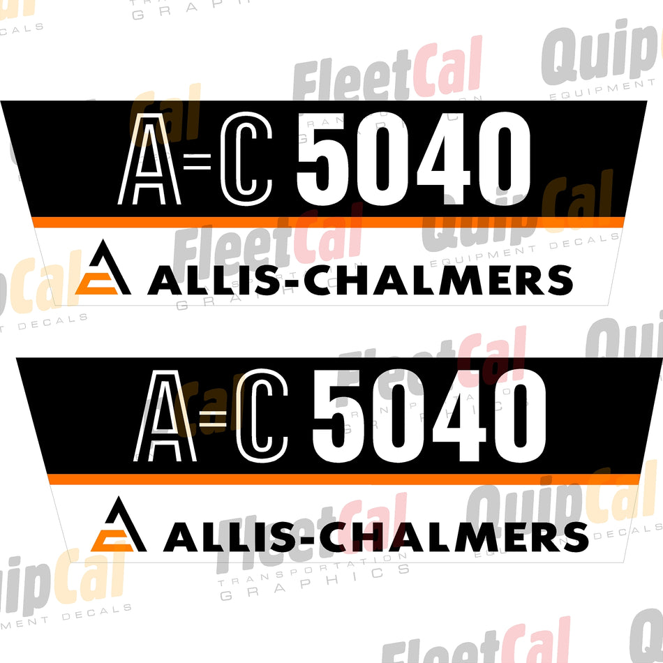 Juego de calcomanías para marcado AC5040 de Allis-Chalmers