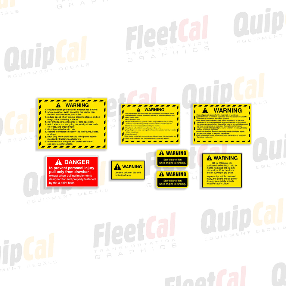 Juego de calcomanías para marcar grúas FMC Link-Belt LS-108B