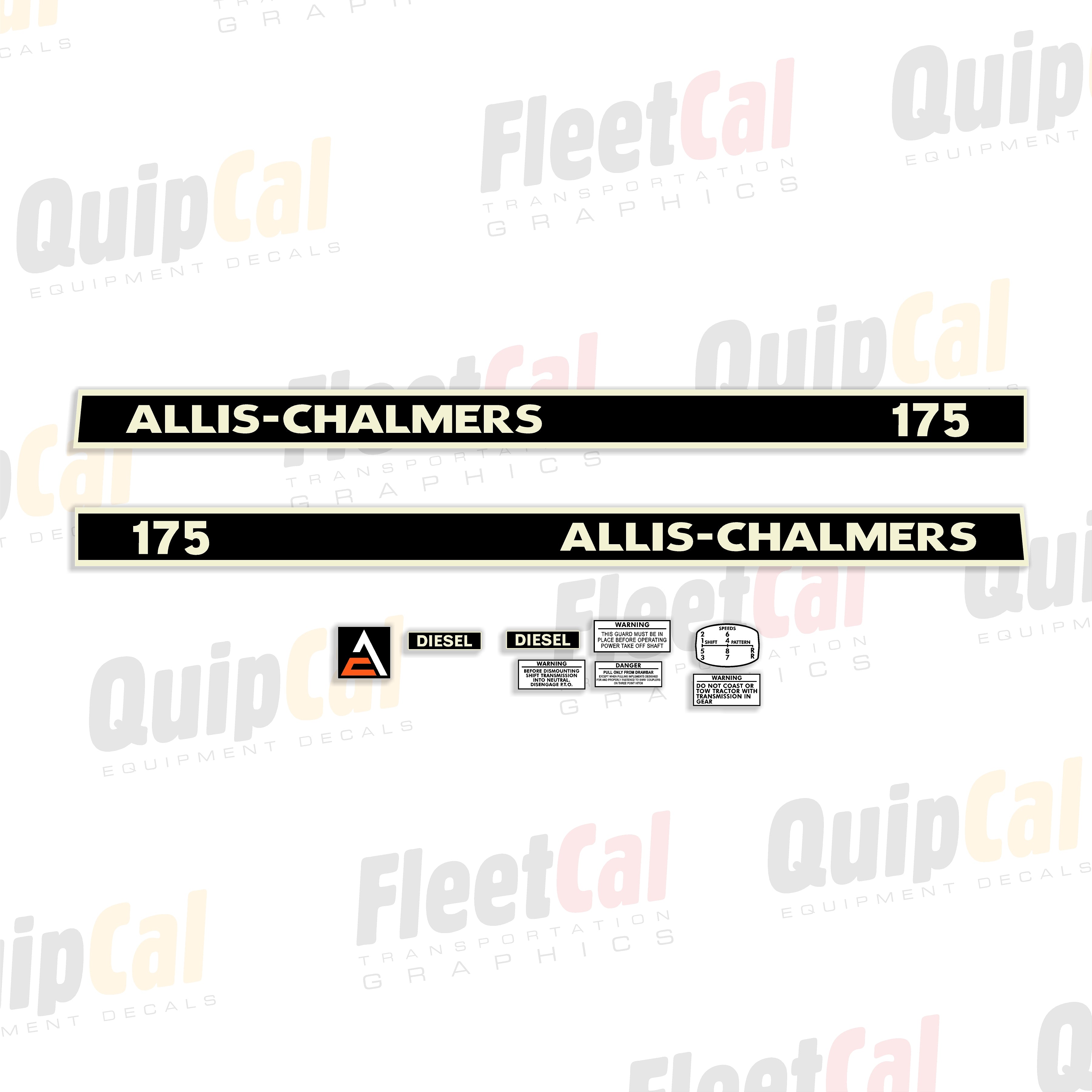 Allis Chalmers Tractor Decals