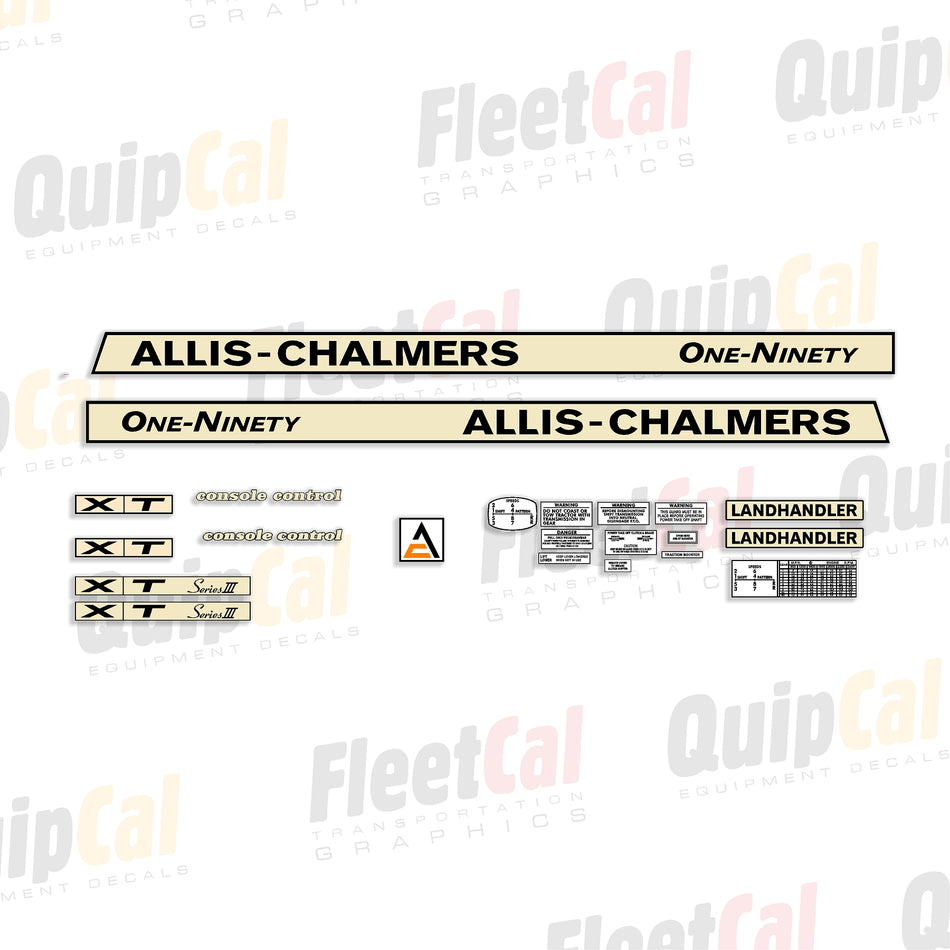 Allis-Chalmers Tractor Decal Set