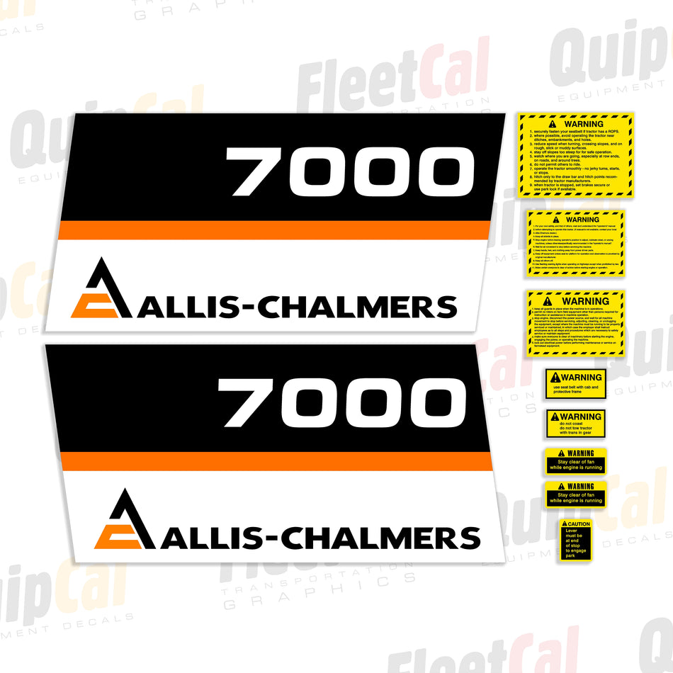 Allis Chalmers Tractor Decals