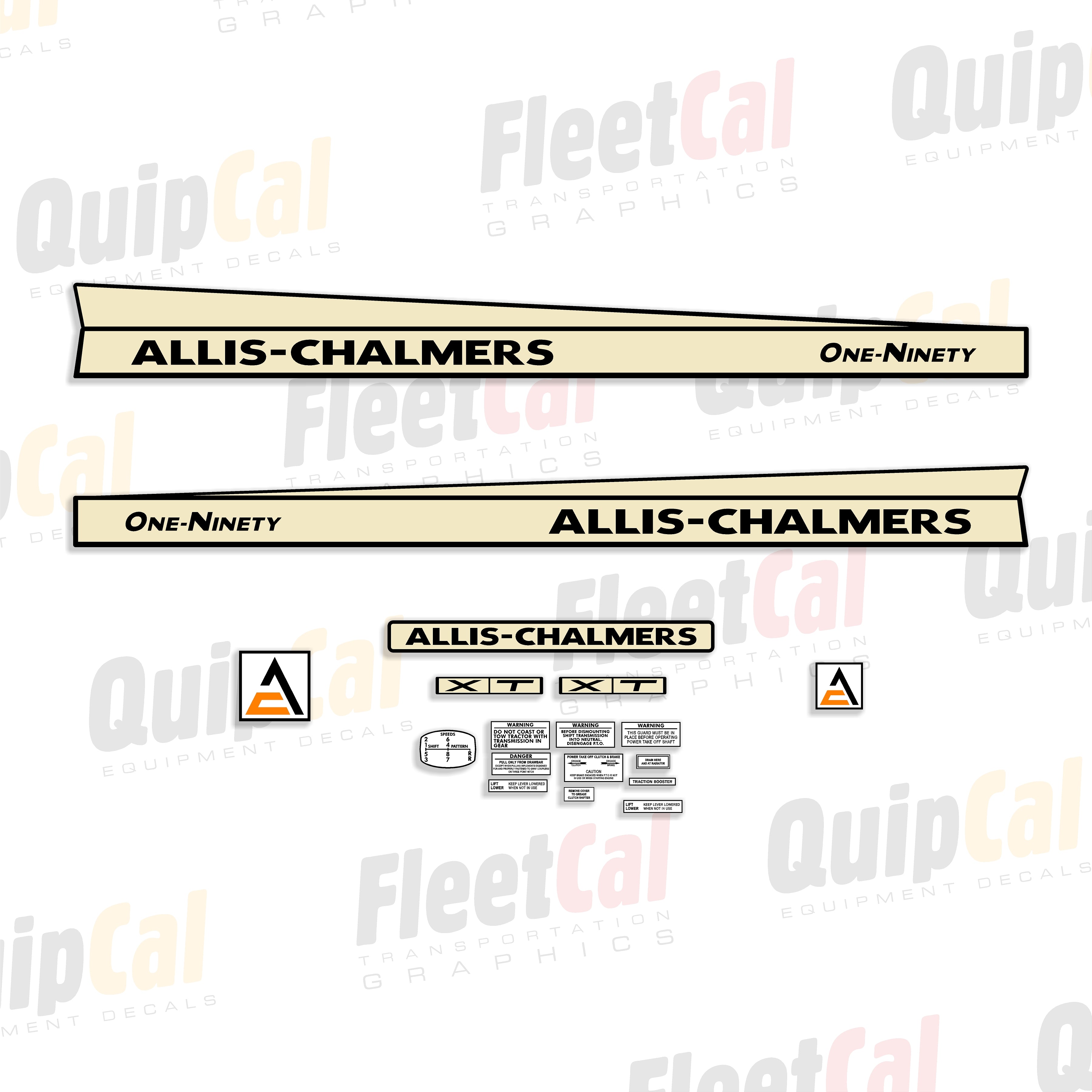 Allis Chalmers Tractor Decals