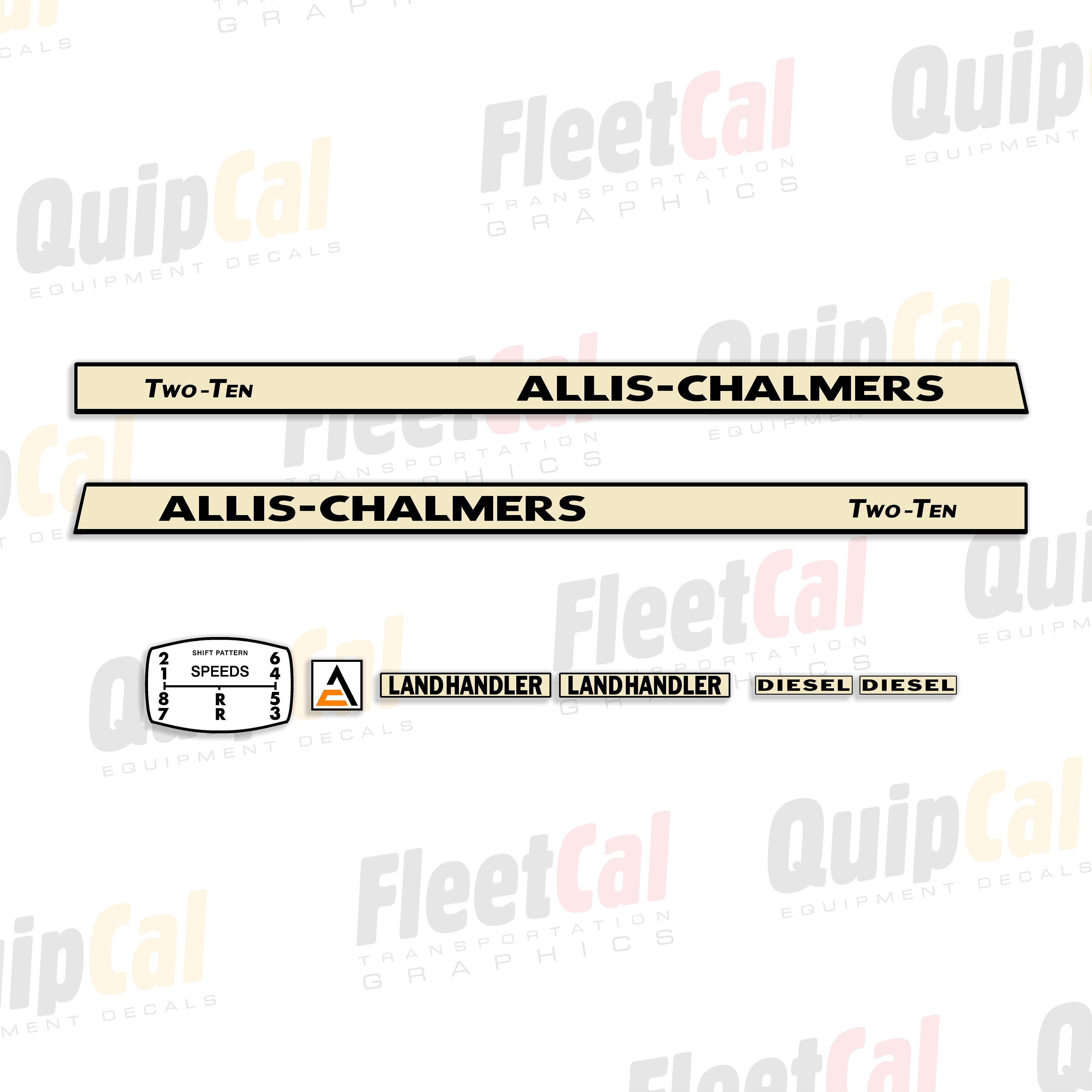 Allis Chalmers Tractor Decals