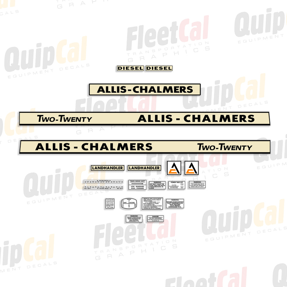 Allis Chalmers Tractor Decals