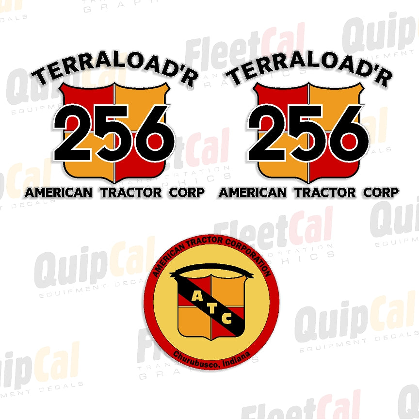 American Tractor Terratrac 256 Terraload'r Marking Decal Set – Truck ...