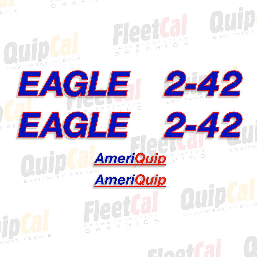 Eagle Manlift Decals