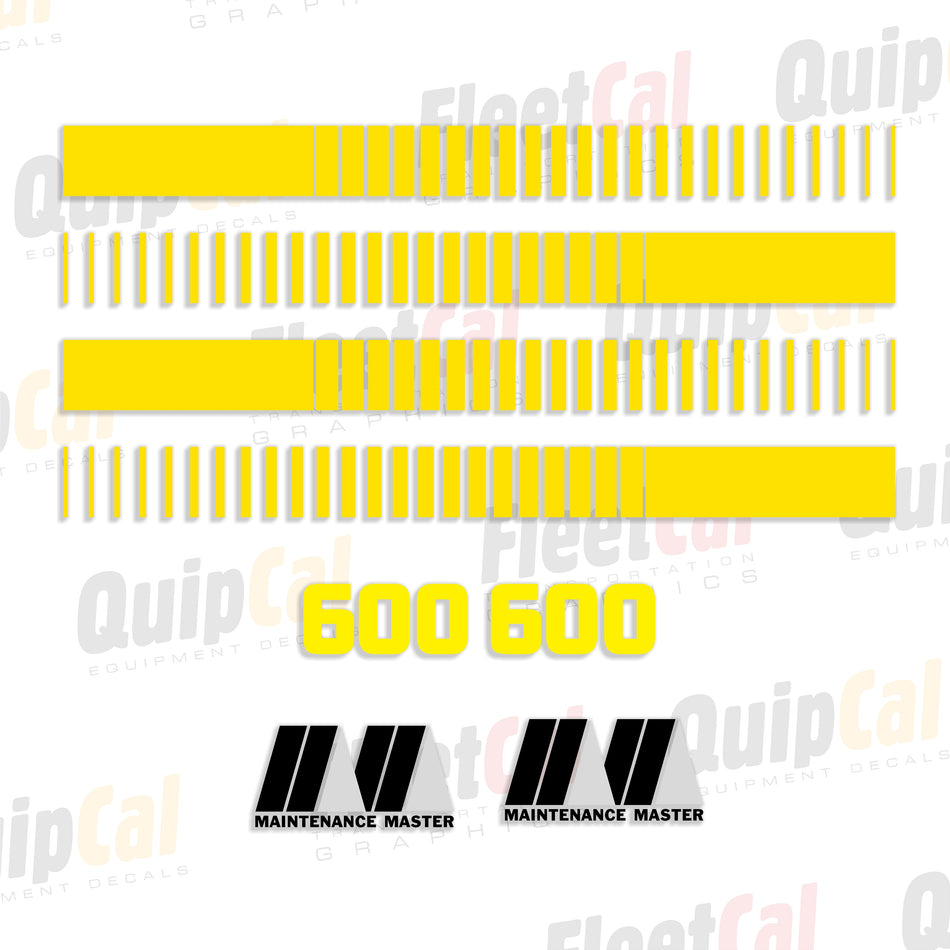 Juego de calcomanías para marcar compactadores Rammax P33-22 HMR
