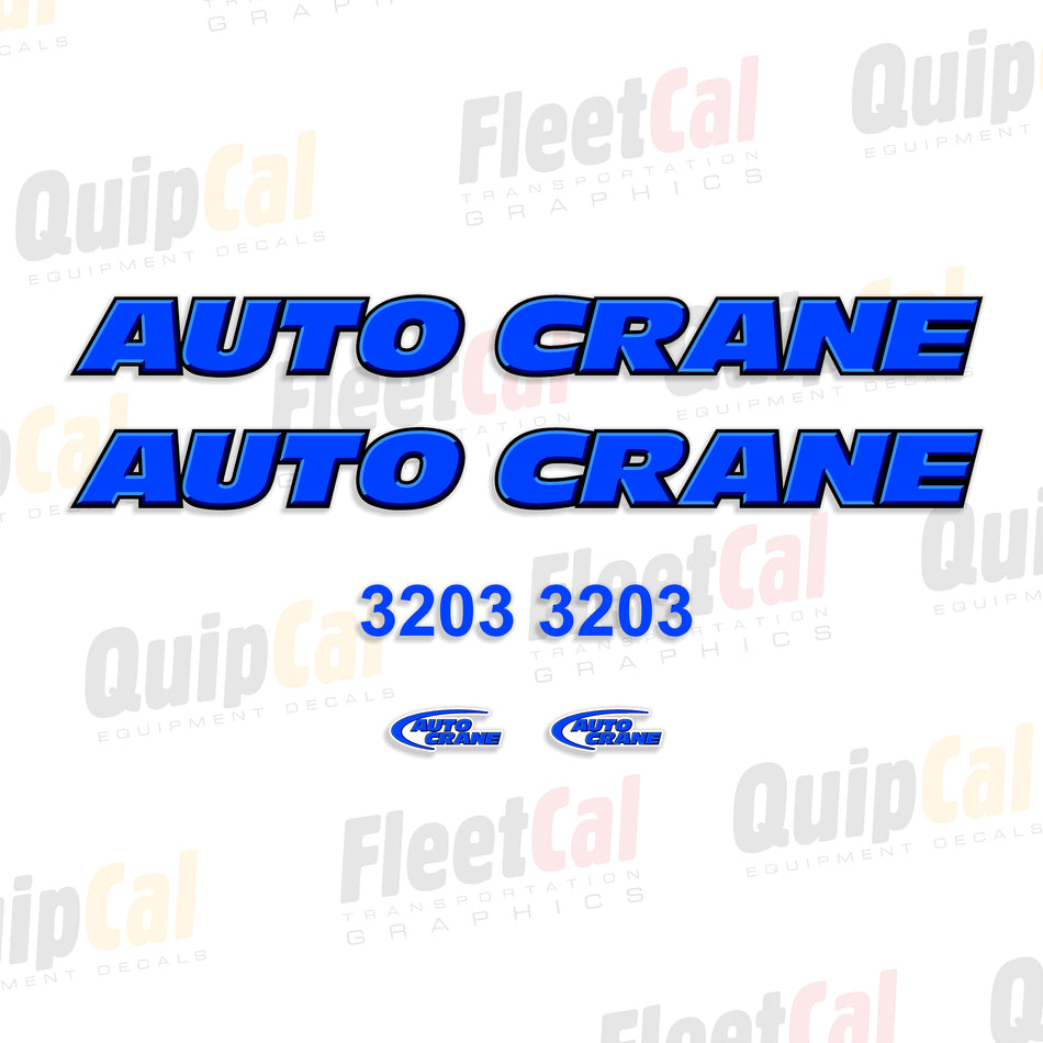 Auto Crane Mechanic's Crane Decals