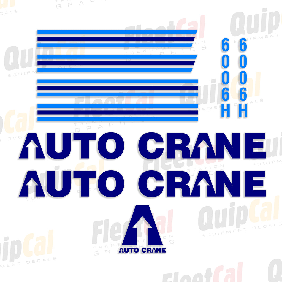 Auto Crane Mechanic's Crane Decals