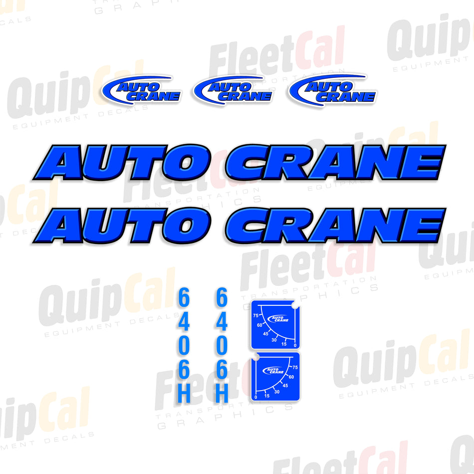 Auto Crane Mechanic's Crane Decals