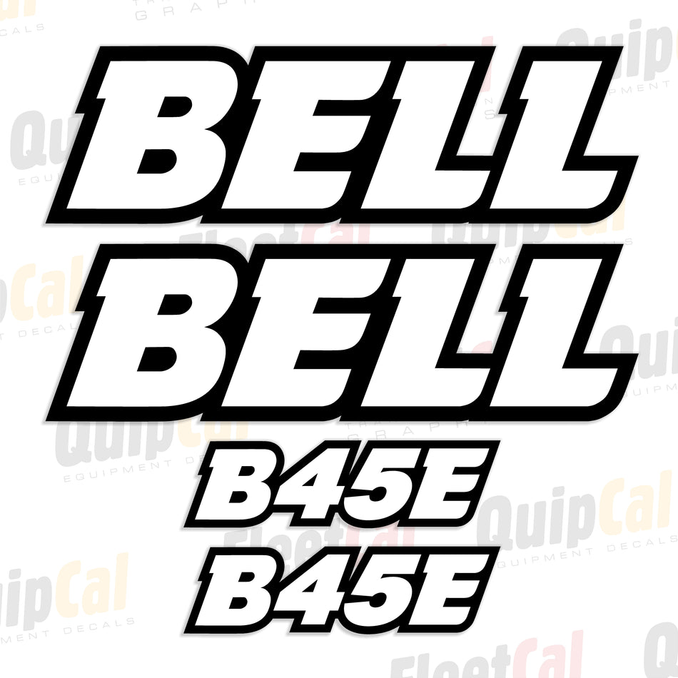 Bell B45E Haul Truck Decal Set