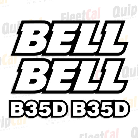 Bell Haul Truck Decals