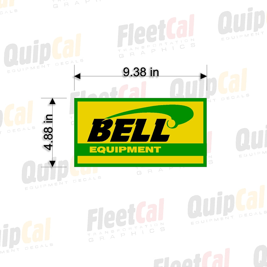 Bell Decals Calcomanías con el logotipo de Bell Equipment (cantidad 4) – Truck and ...