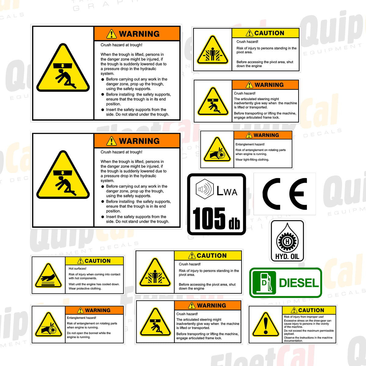 Bergmann Haul Truck Decals