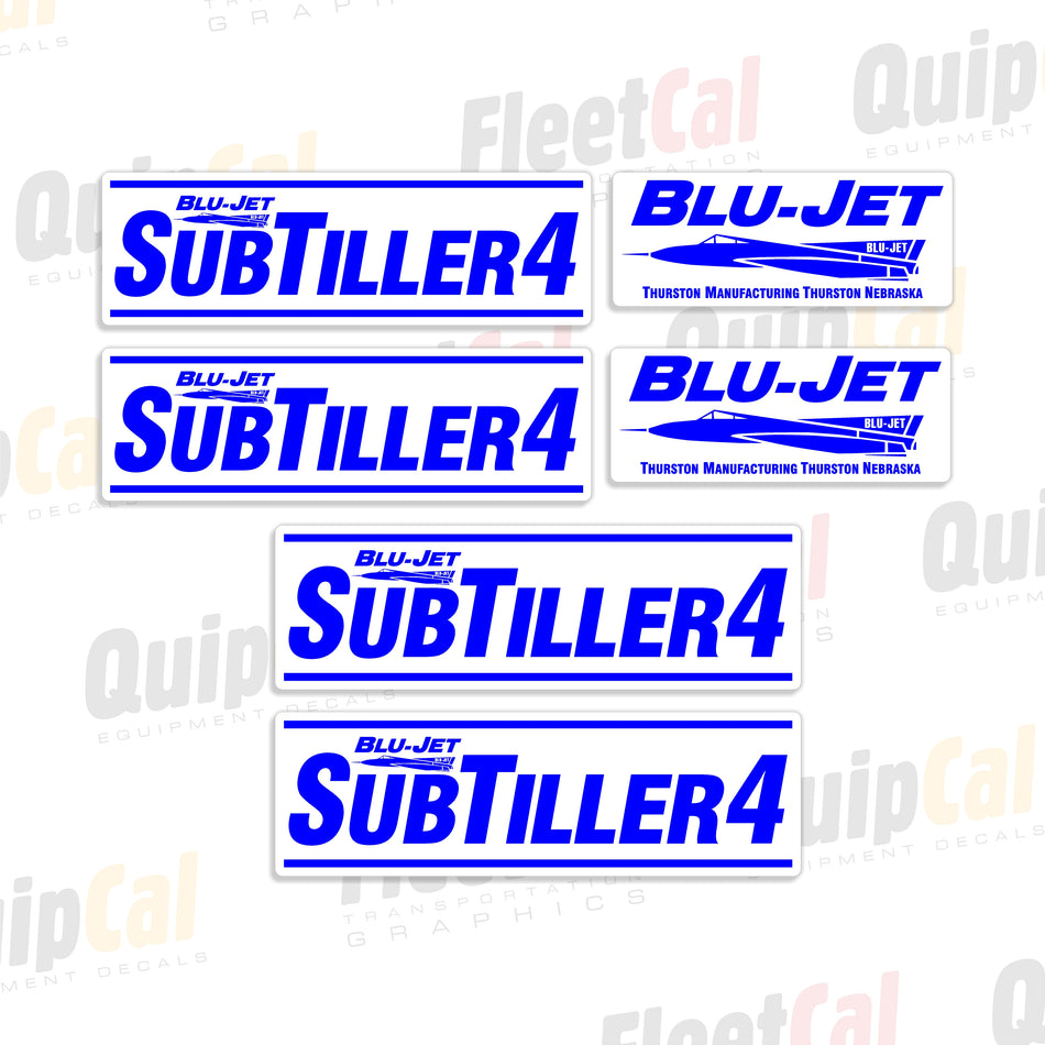 Blu-Jet SubTiller 4 Marking Decal Set