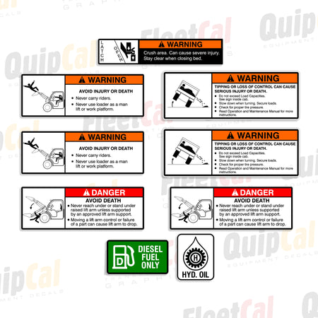 Bobcat Toolcat Decals