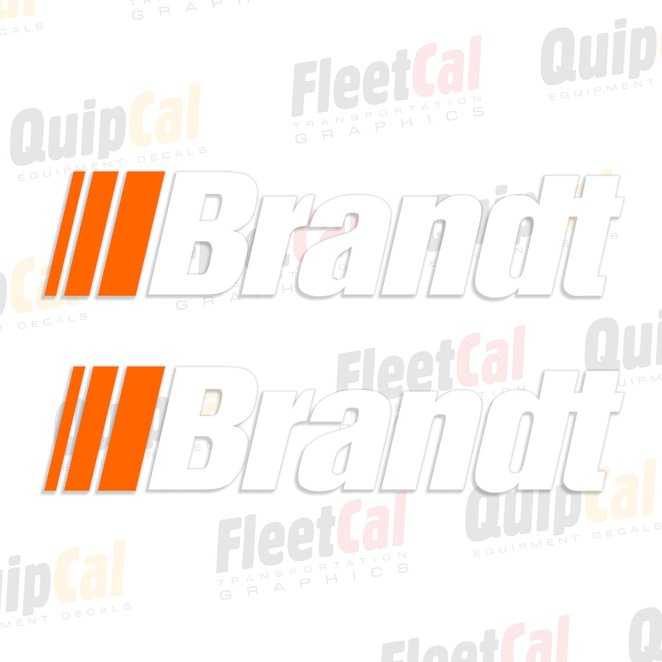 Brandt Grain Auger Logo Decals (1 PAIR)