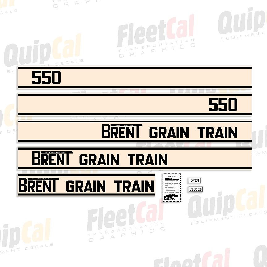 Brent Grain Train Decals