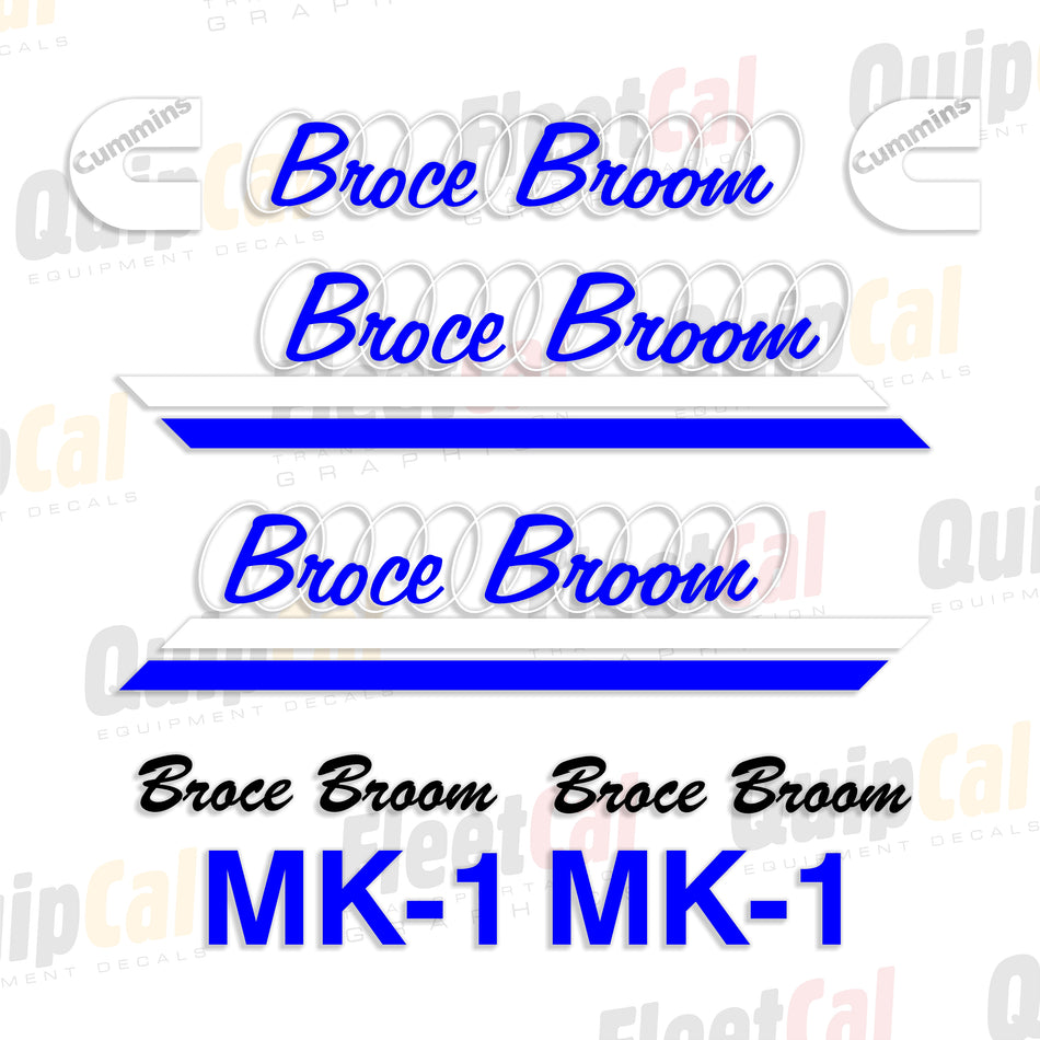Broce Broom Decals