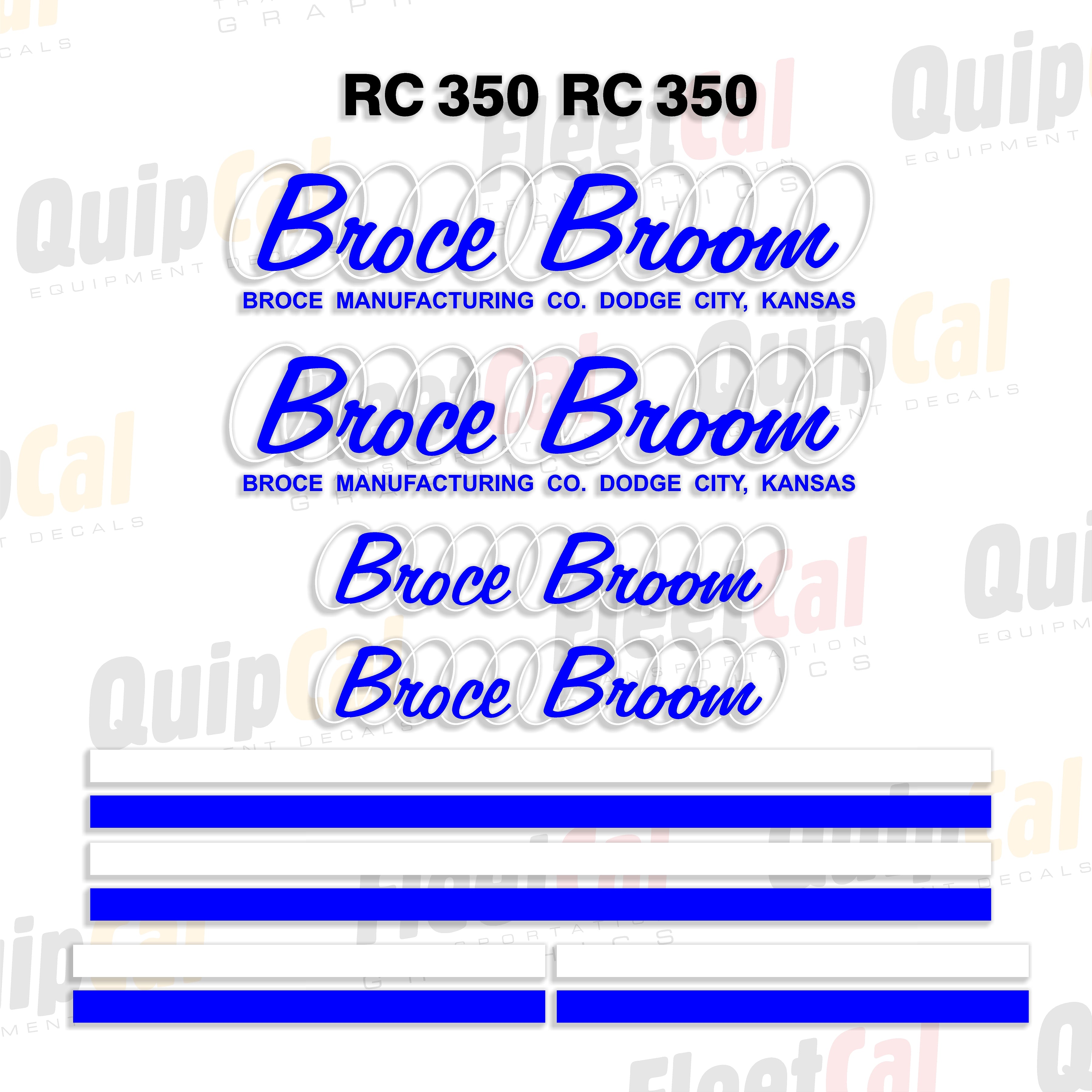 Broce Broom Decals