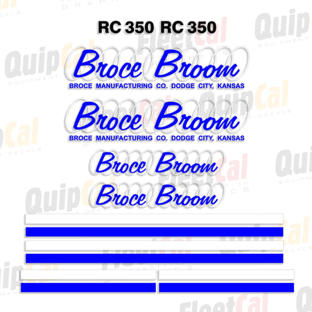 Broce Broom Decals