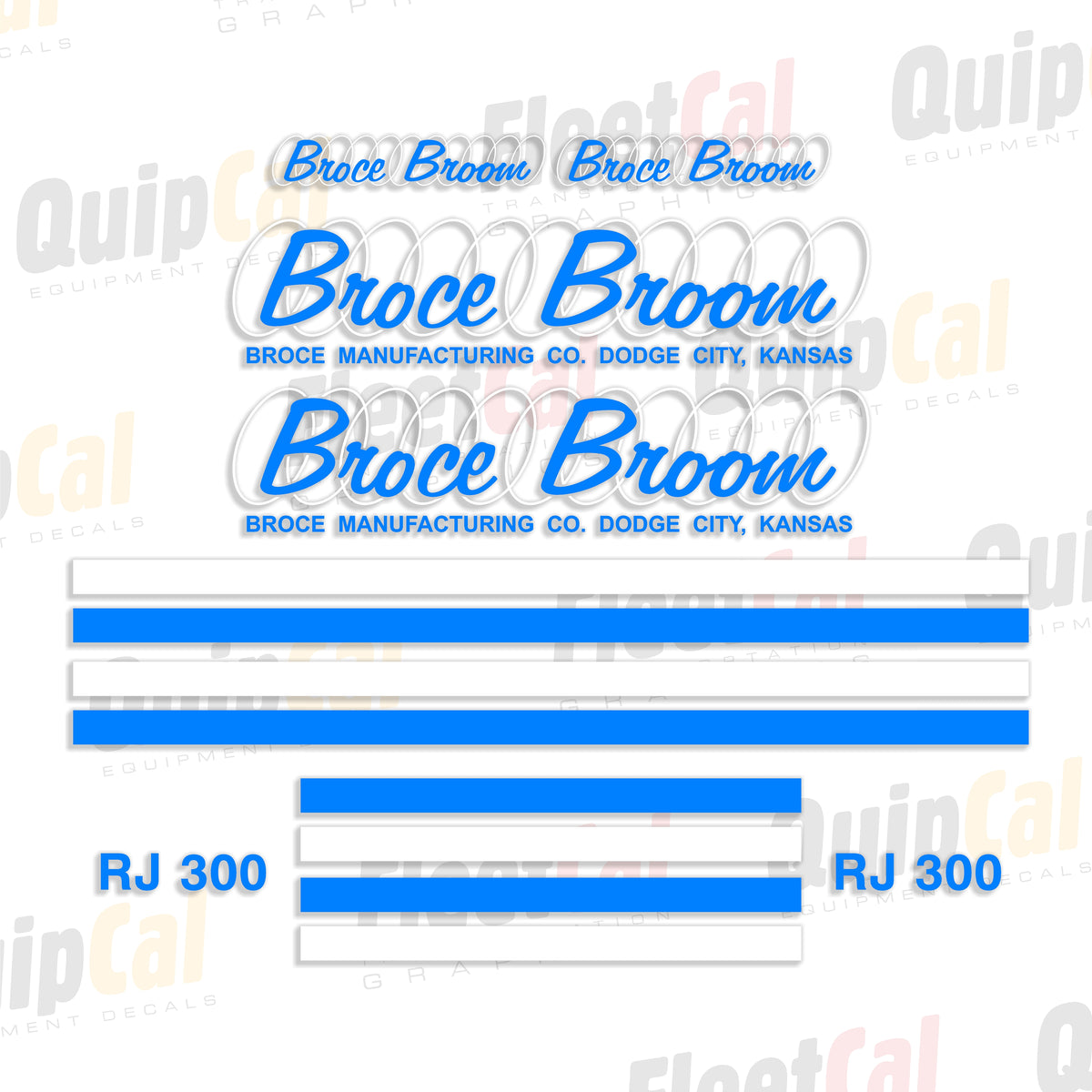 Broce Broom Decals