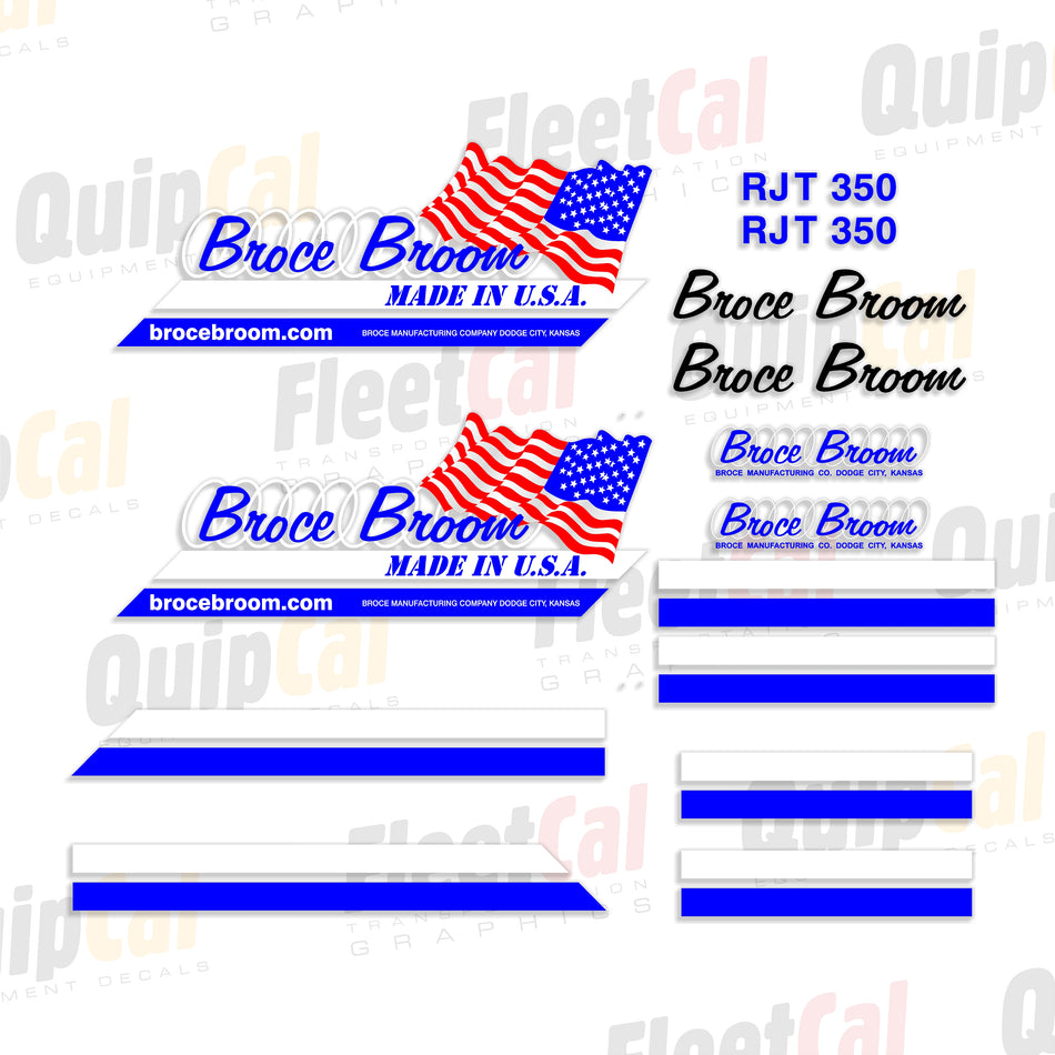 Broce Broom Decals