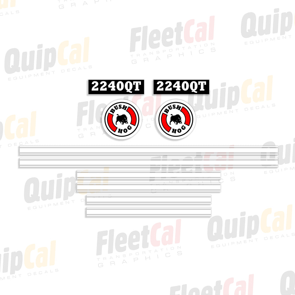Bush Hog 2240QT Front Loader Decal Set