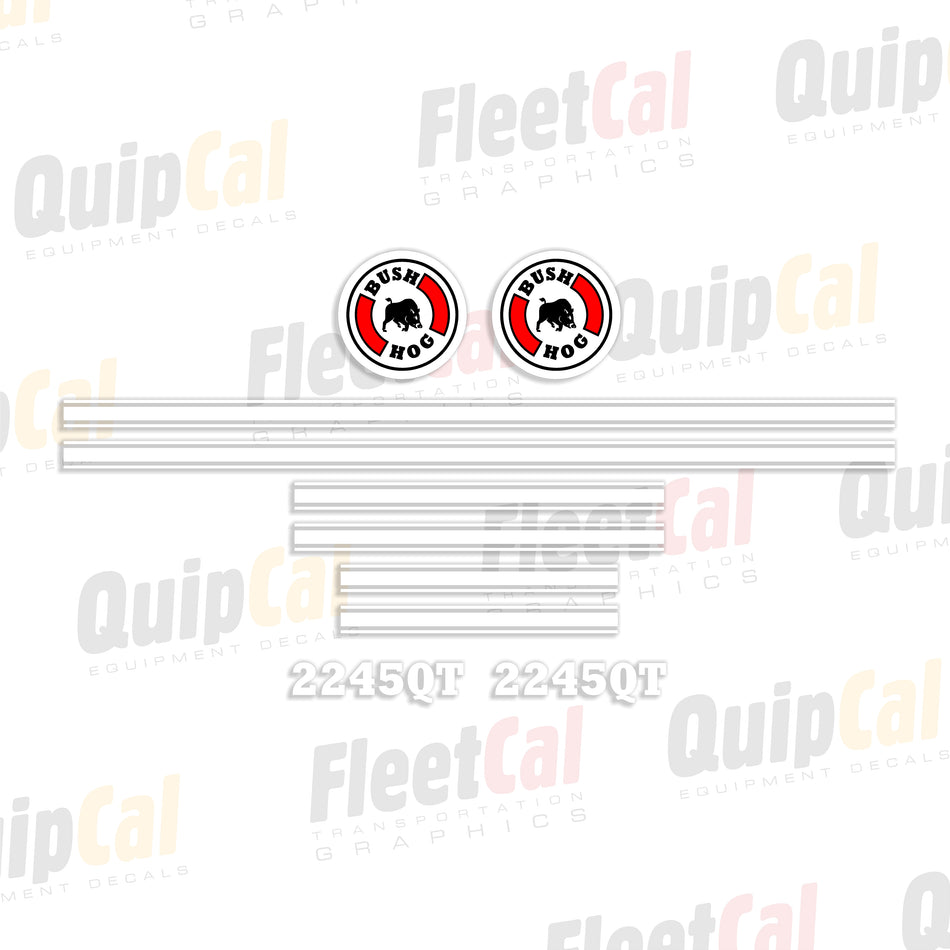 Bush Hog 2245QT Front Loader Decal Set