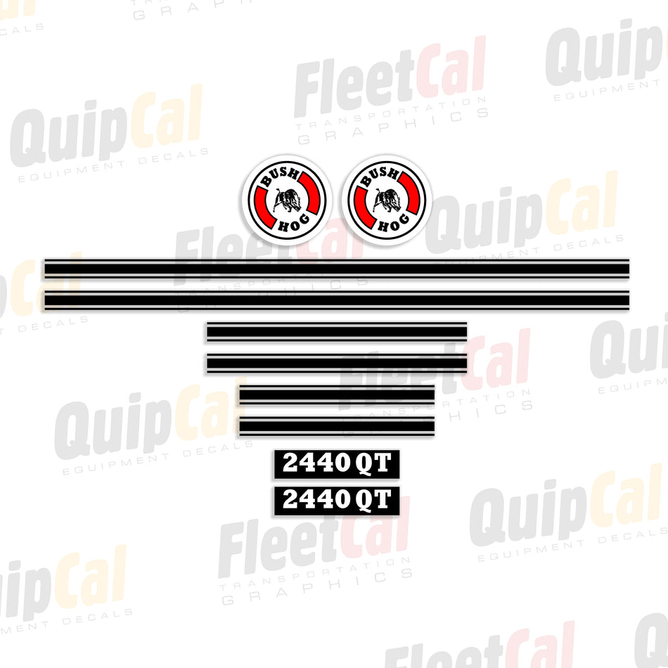 Bush Hog 2440QT Front Loader Decal Set