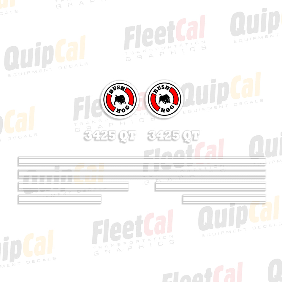 Bush Hog 3425QT Front Loader Decal Set