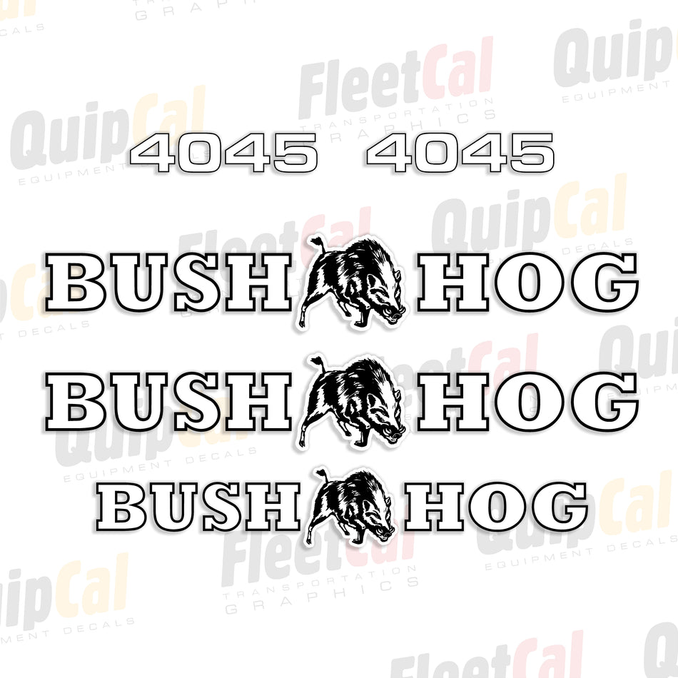 Bush Hog 4045 Front Loader Decal Set - 001