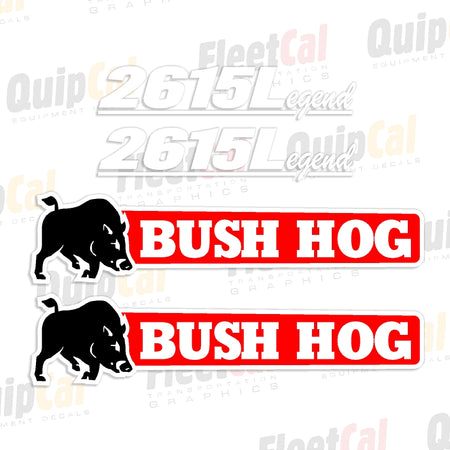 Bush Hog Mower Decals