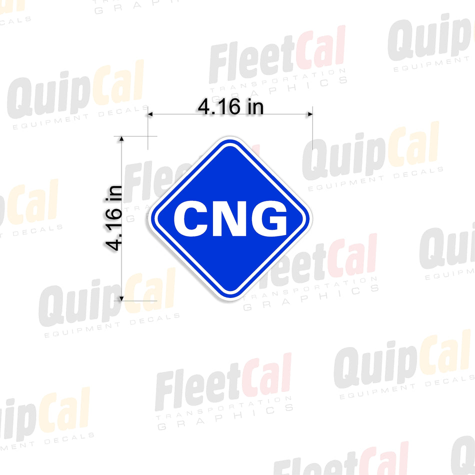 CNG 001 - Compressed Natural Gas Fuel Decal