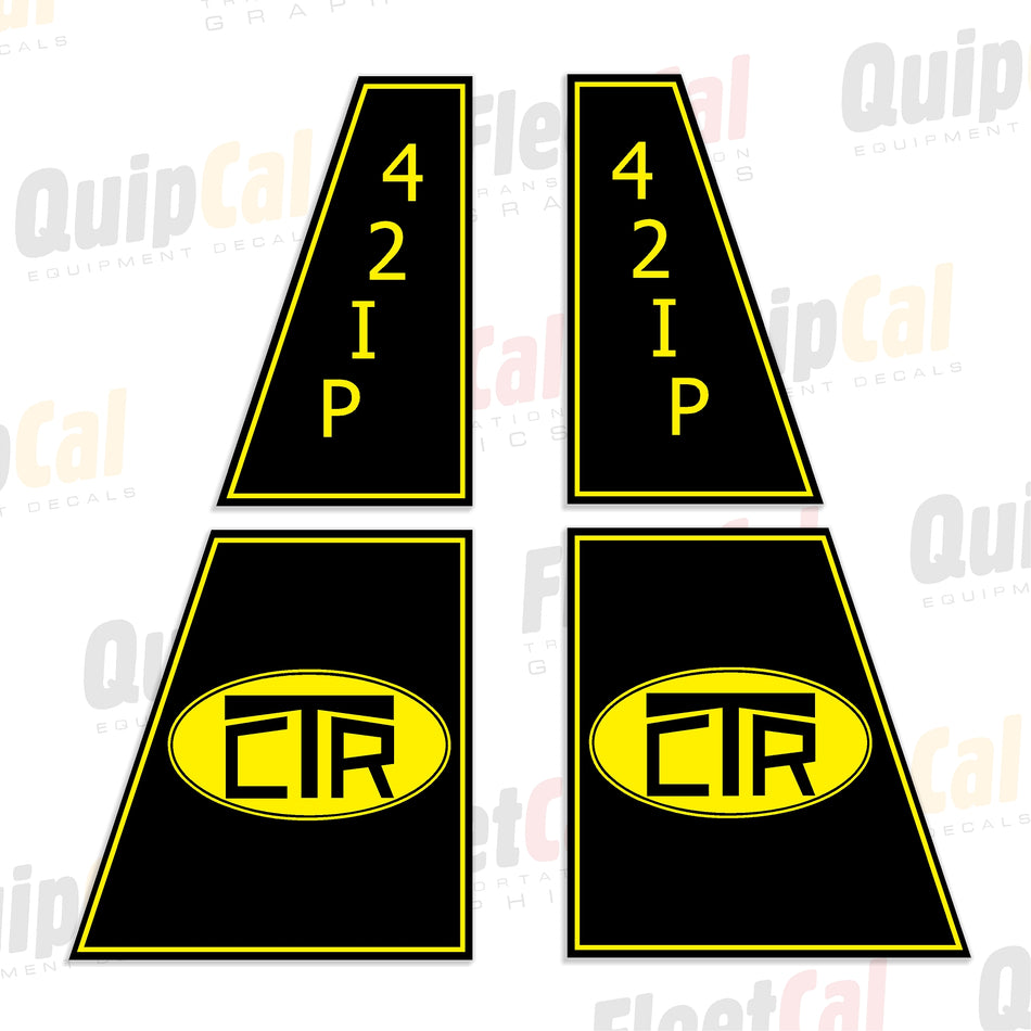 CTR 42-IP Processor Marking Decals Set