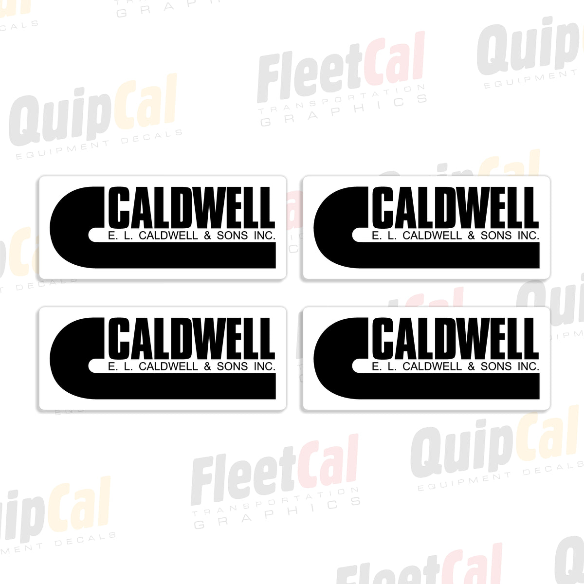 E L Caldwell Grain Cart Decals