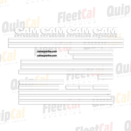Cam Superline Trailer Decals