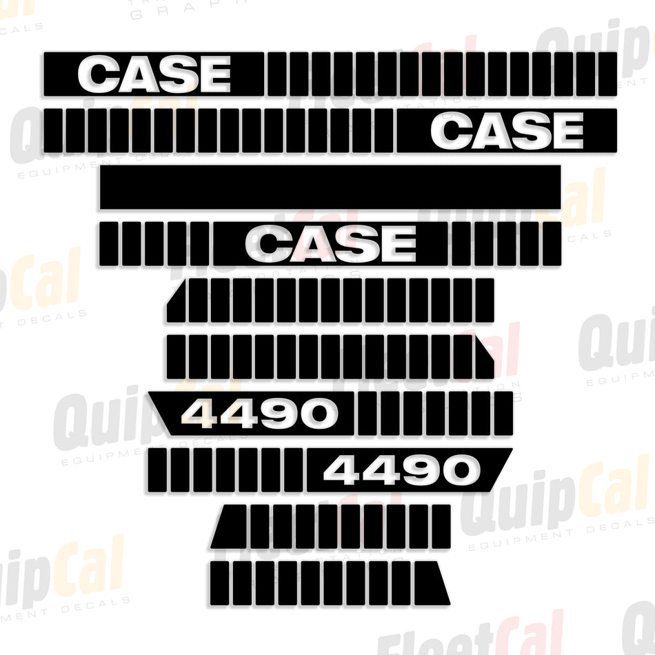 Case 4490 Tractor Decal Set