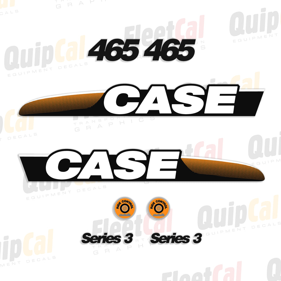 Case 465 Series 3 Skid Loader Decal Set
