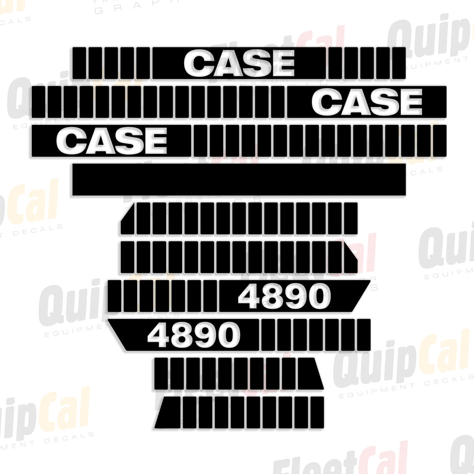 Case 4890 Tractor Decal Set